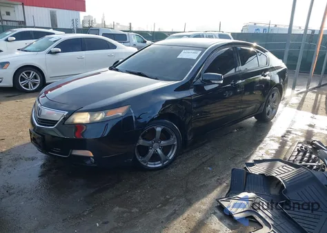 2013 Acura Tl 3.7 из США, поврежденный, VIN 19UUA9F55DA001877